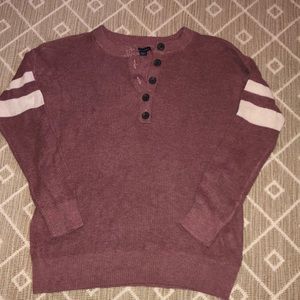 American Eagle varsity striped sweater